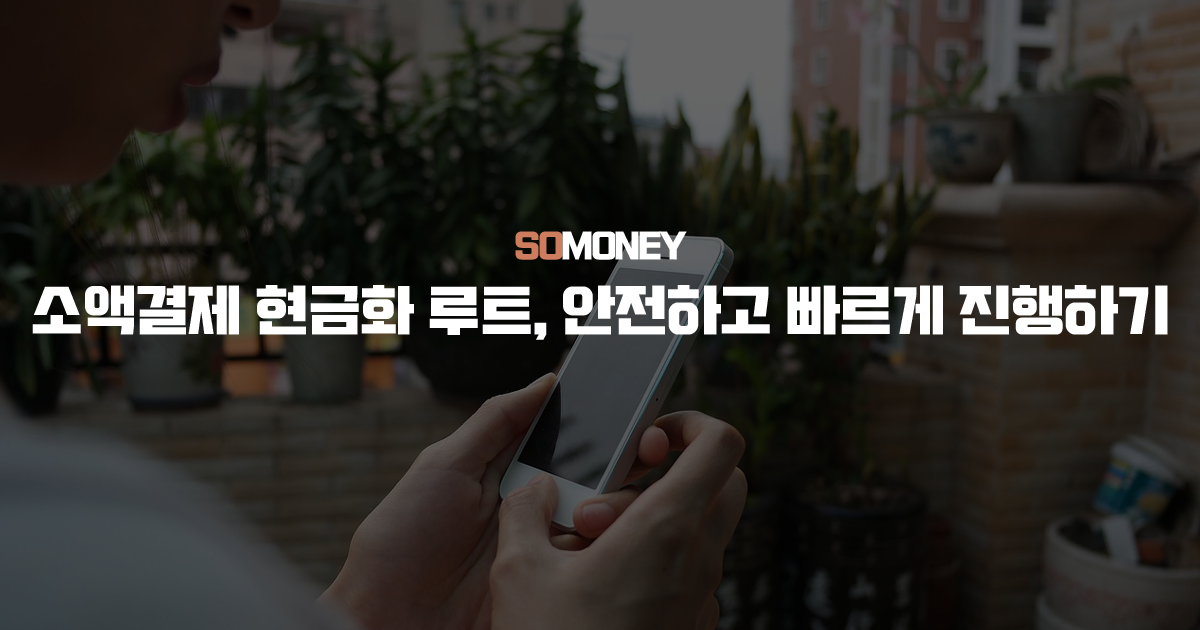 2025 소액결제 현금화 루트